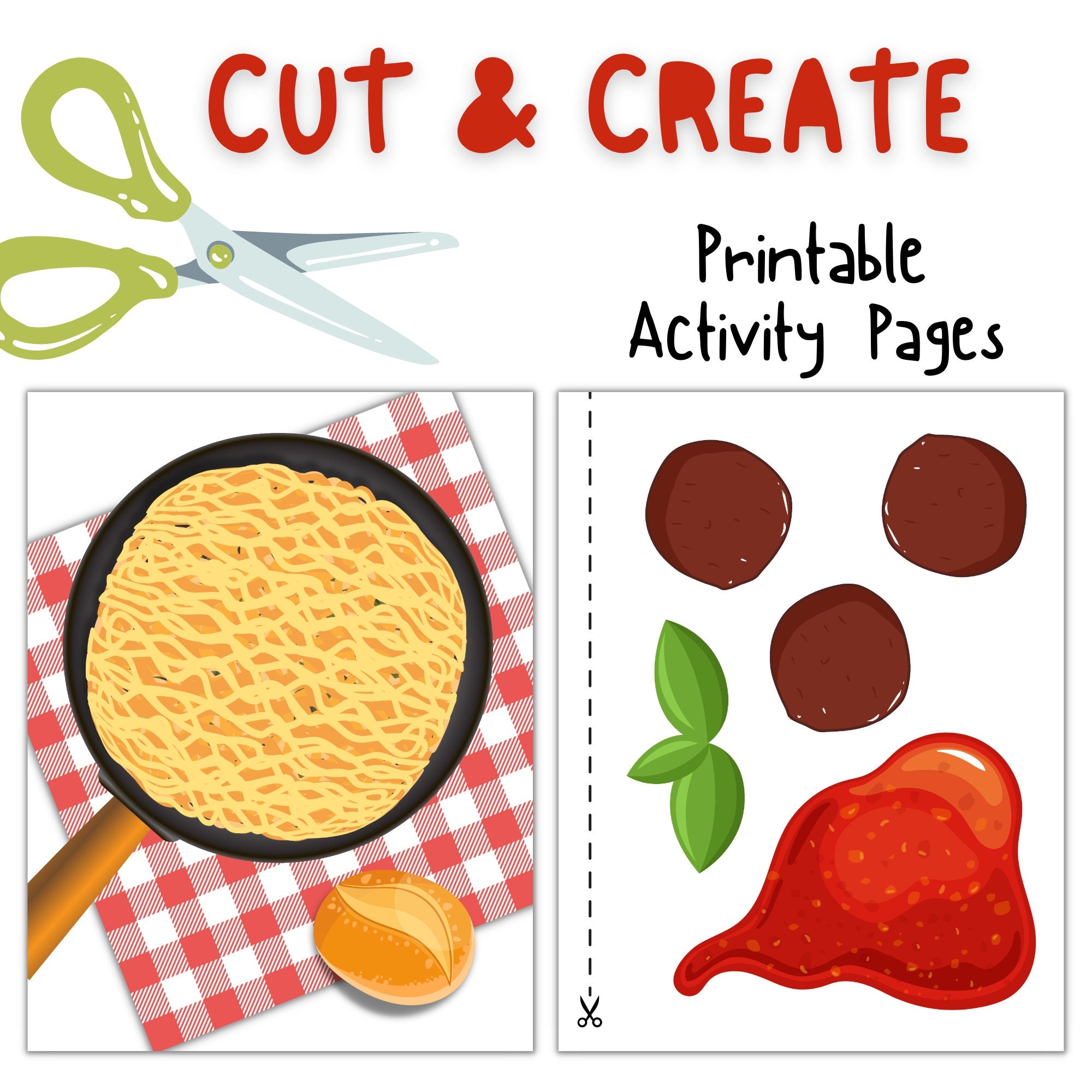 Printable Paper Food