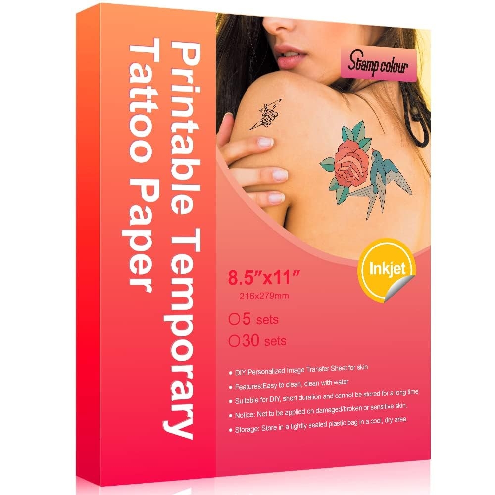 Printable Temporary Tattoo Paper