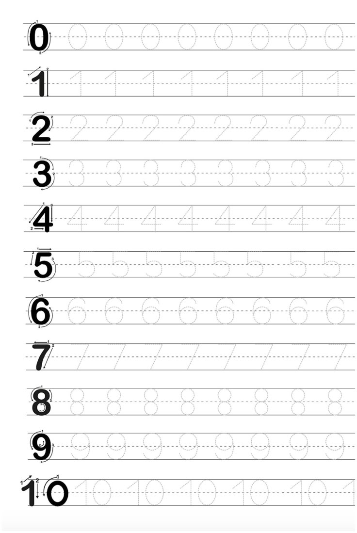 Free Printable Preschool Worksheets Tracing Letters