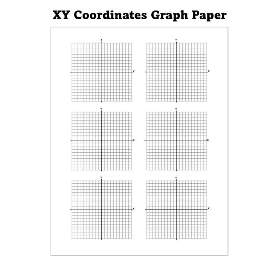 Graph Paper Printable With Axis