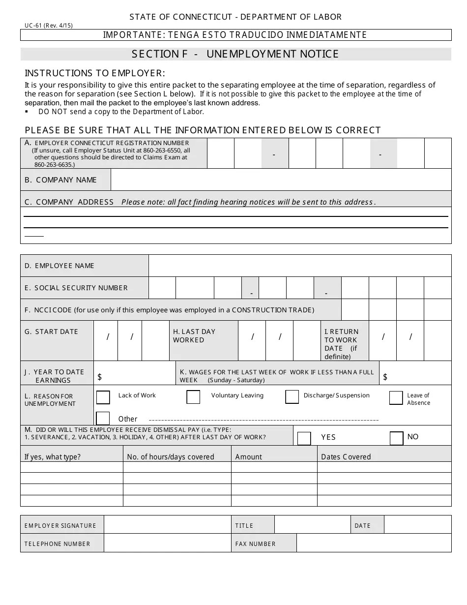 Pt 61 Form