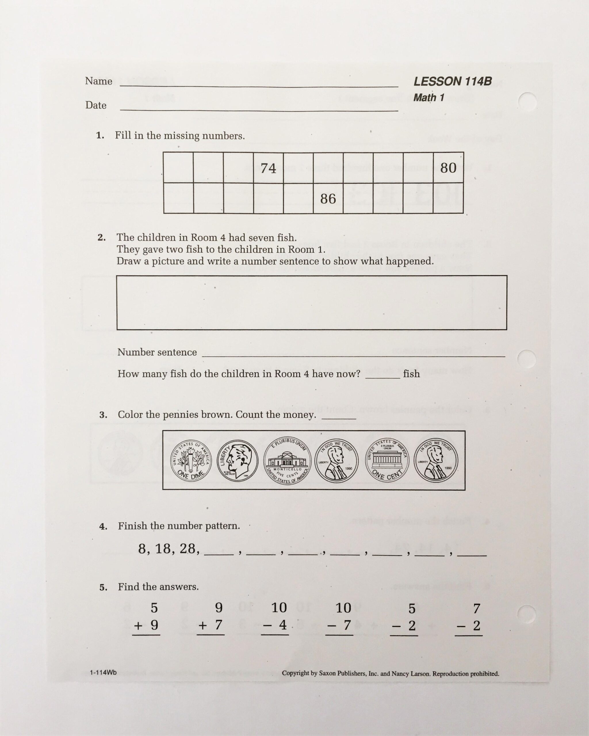 REVIEW Saxon Math Grade 1 Curriculum Wildly Anchored Faith Worksheets Library