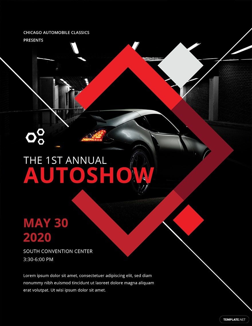 Sample Car Show Flyer Template In Publisher PSD Pages Word Illustrator Google Docs Download Template