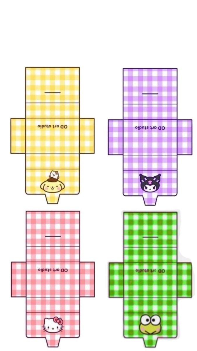 Sanrio Paper Bags Easy Paper Crafts Diy Printable Diy Crafts Easy Paper Crafts
