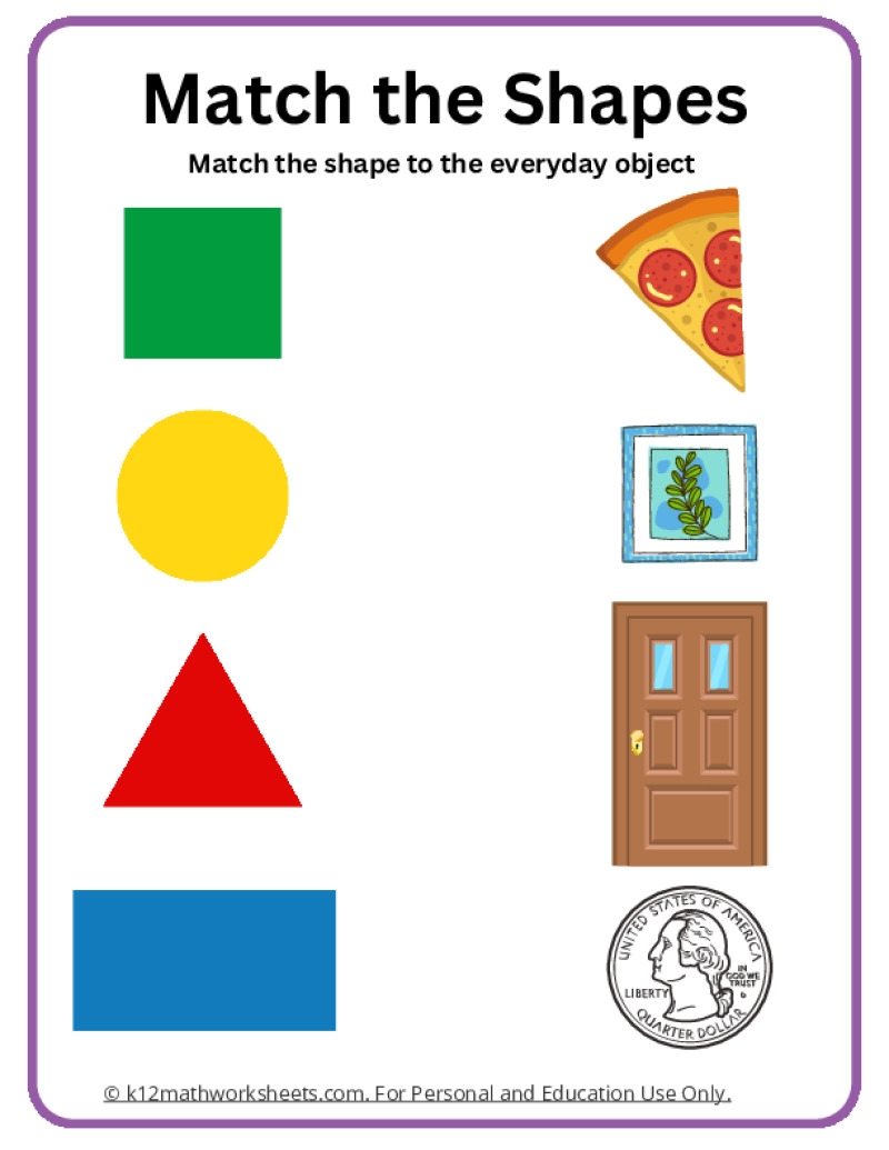 Shapes Worksheets