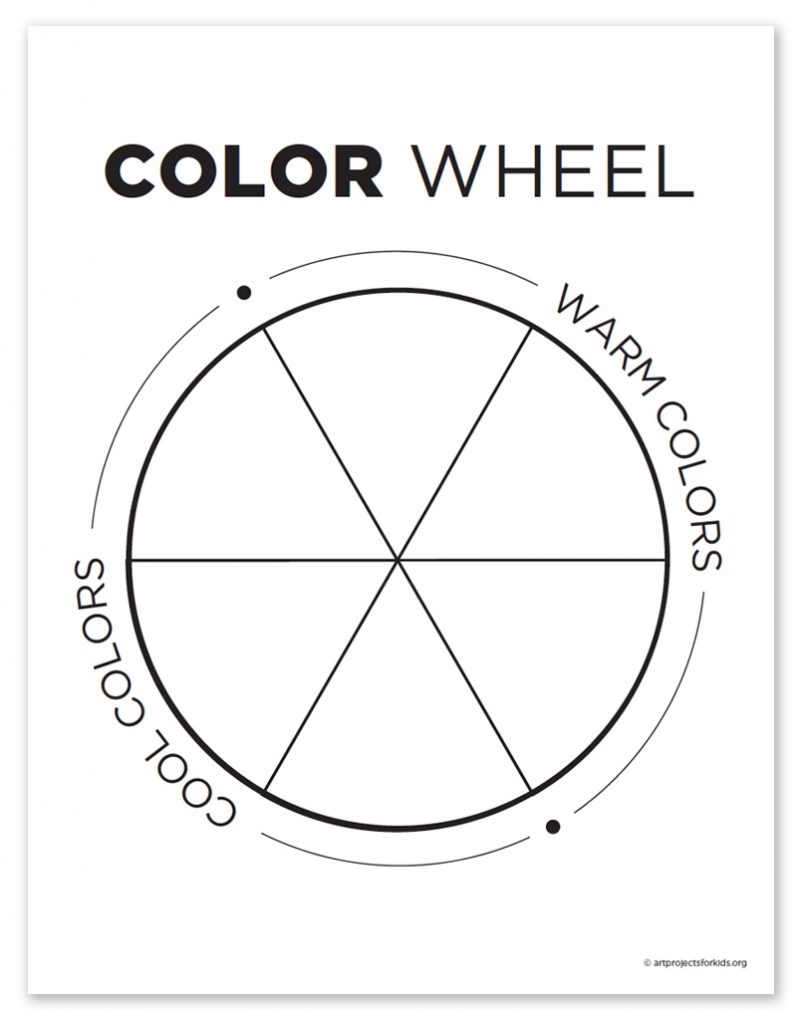 Free Printable Color Wheel Worksheet