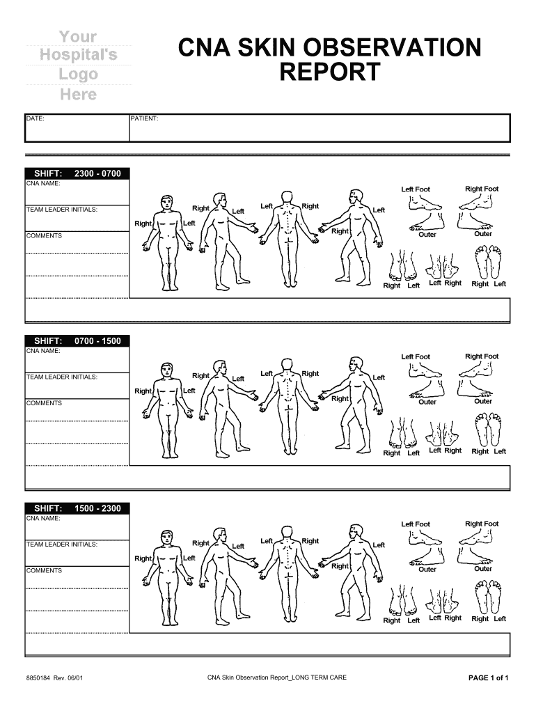 Skin Assessment Form Fill Out Sign Online DocHub