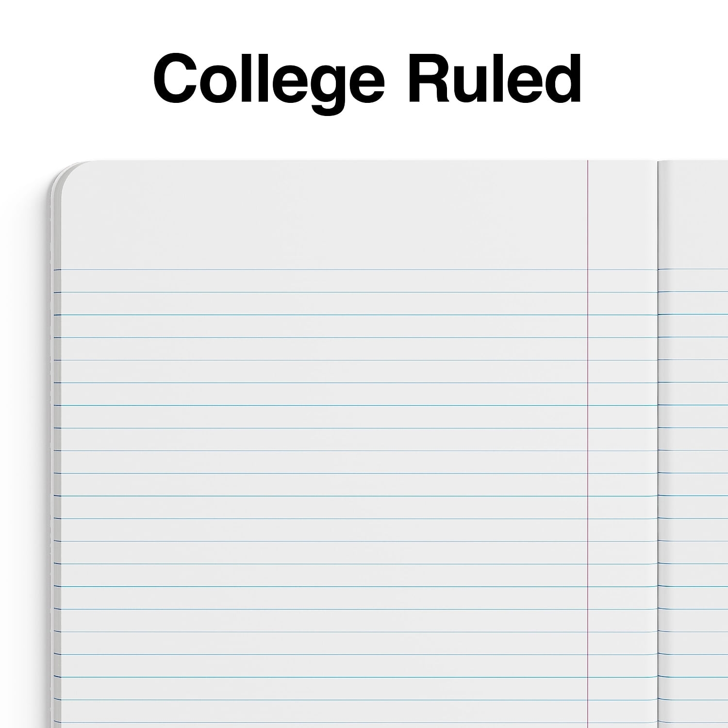 Staples Composition Notebook 9 75 X 7 5 College Ruled 100 Sheets Black School Supplies Lined Note Book Walmart