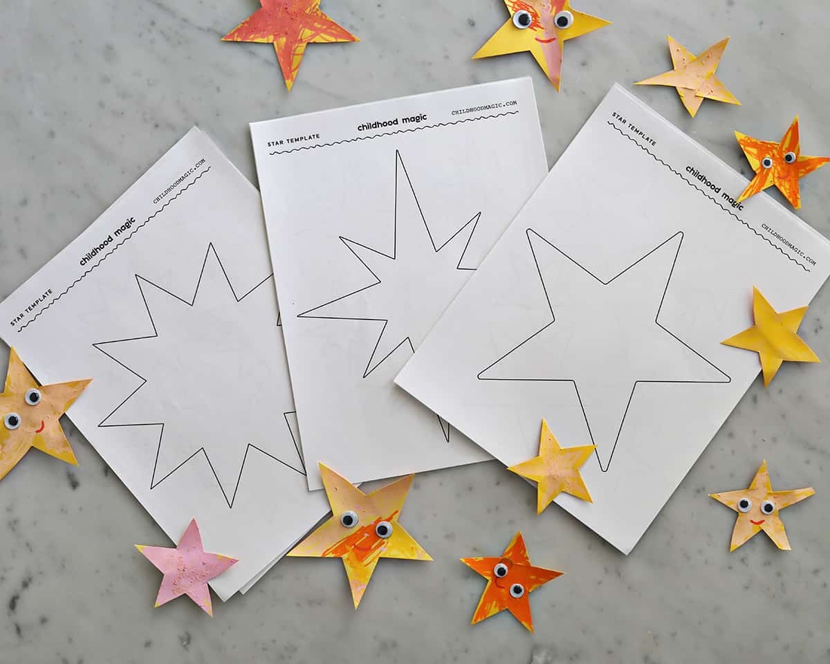 Star Template Childhood Magic