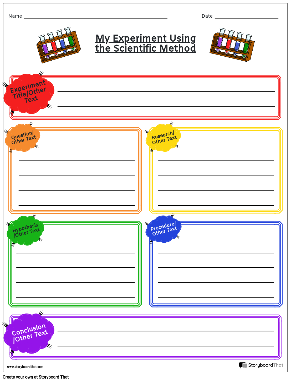 Printable Scientific Method Worksheet Pdf