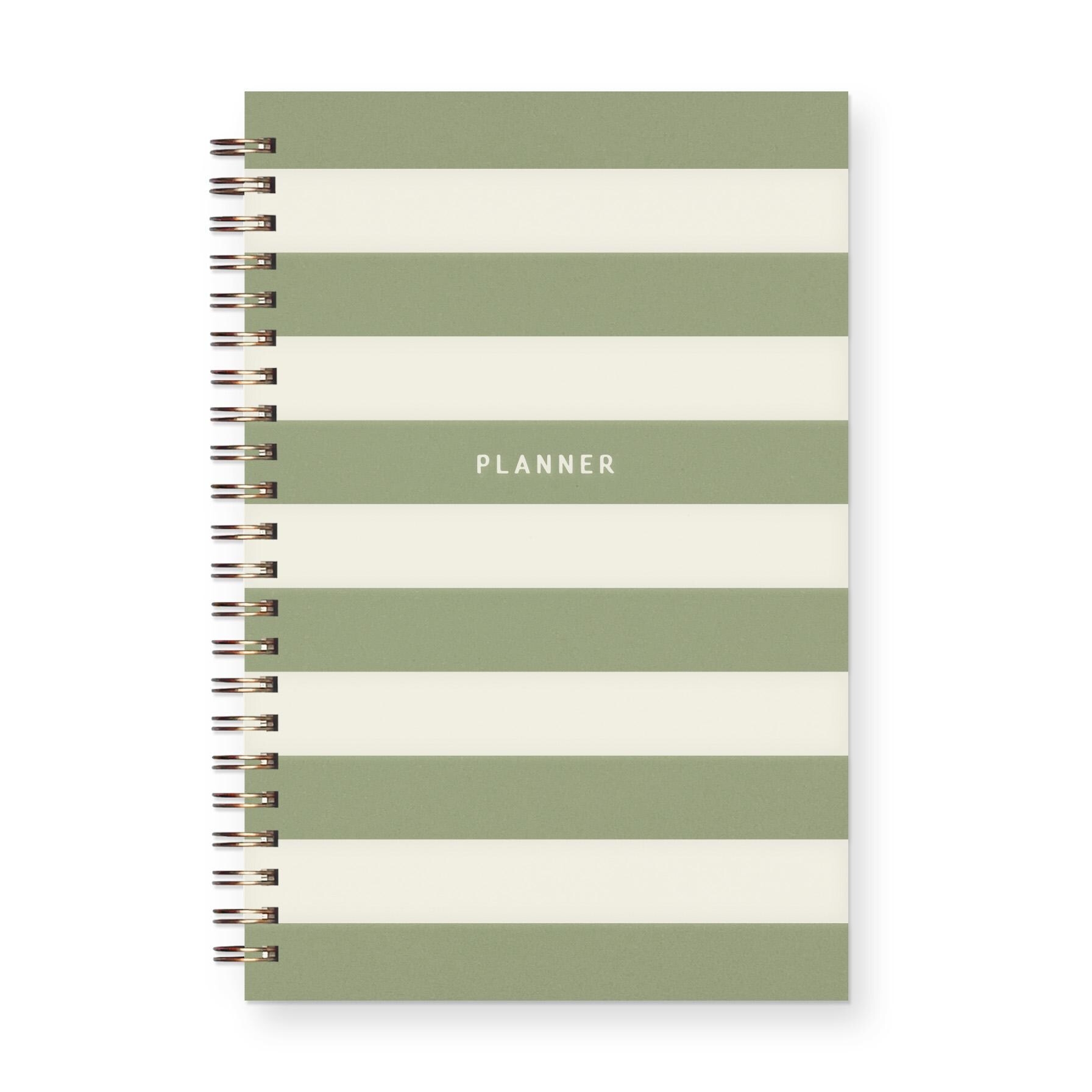 Striped Notebook Etsy