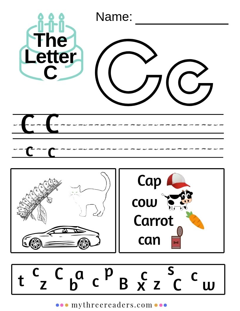 Letter C Worksheets Free Printables