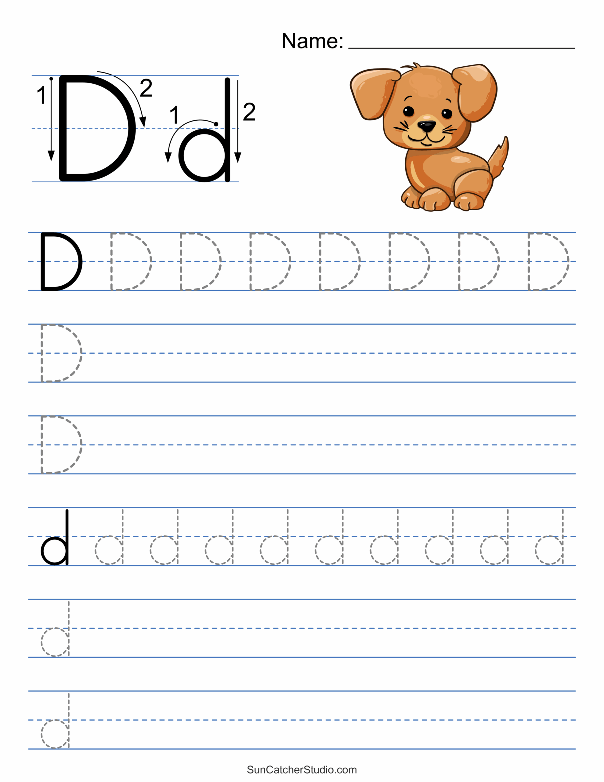 Free Printable Preschool Worksheets Tracing Letters Pdf