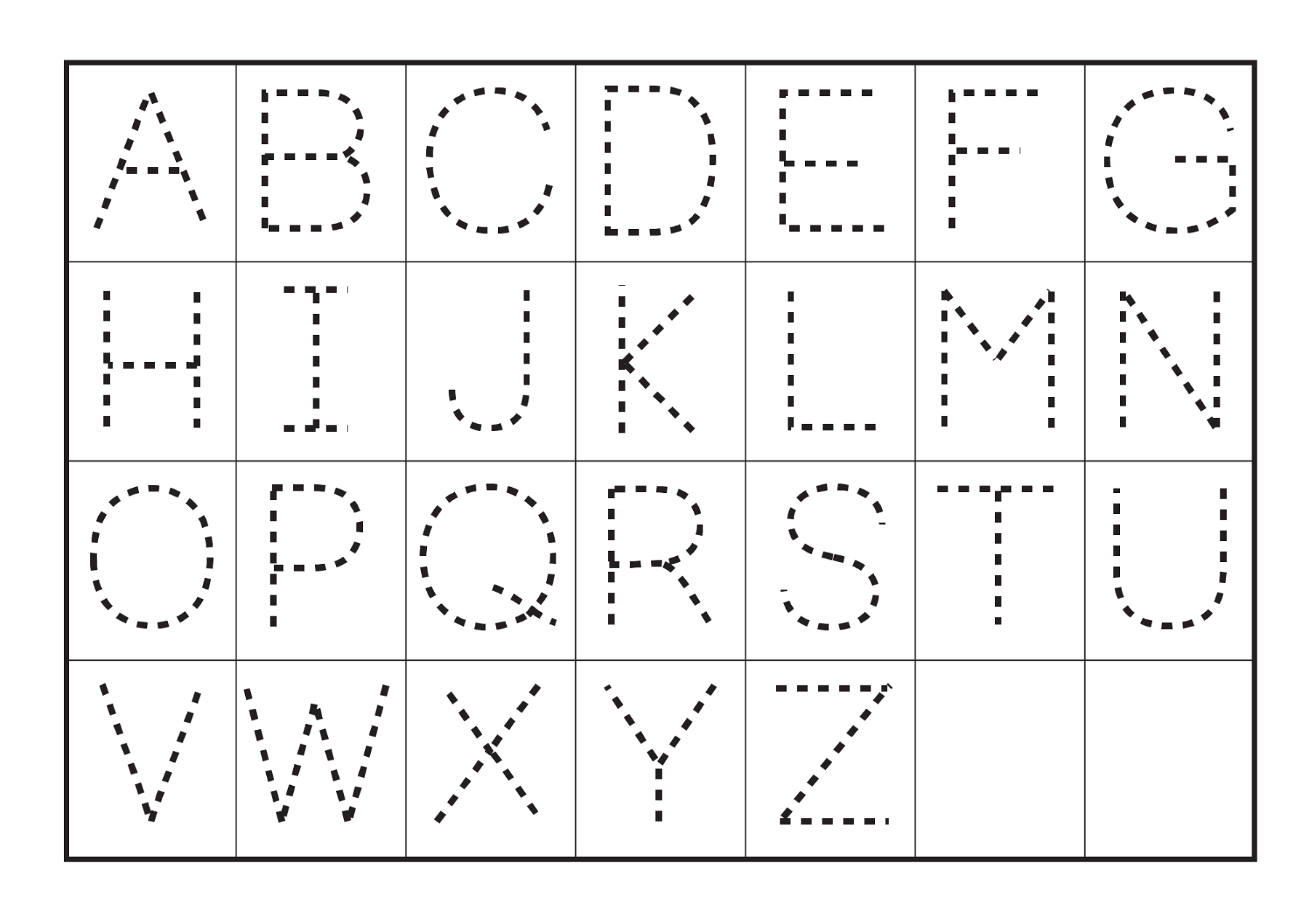 Free Printable Tracing Worksheets For Kindergarten