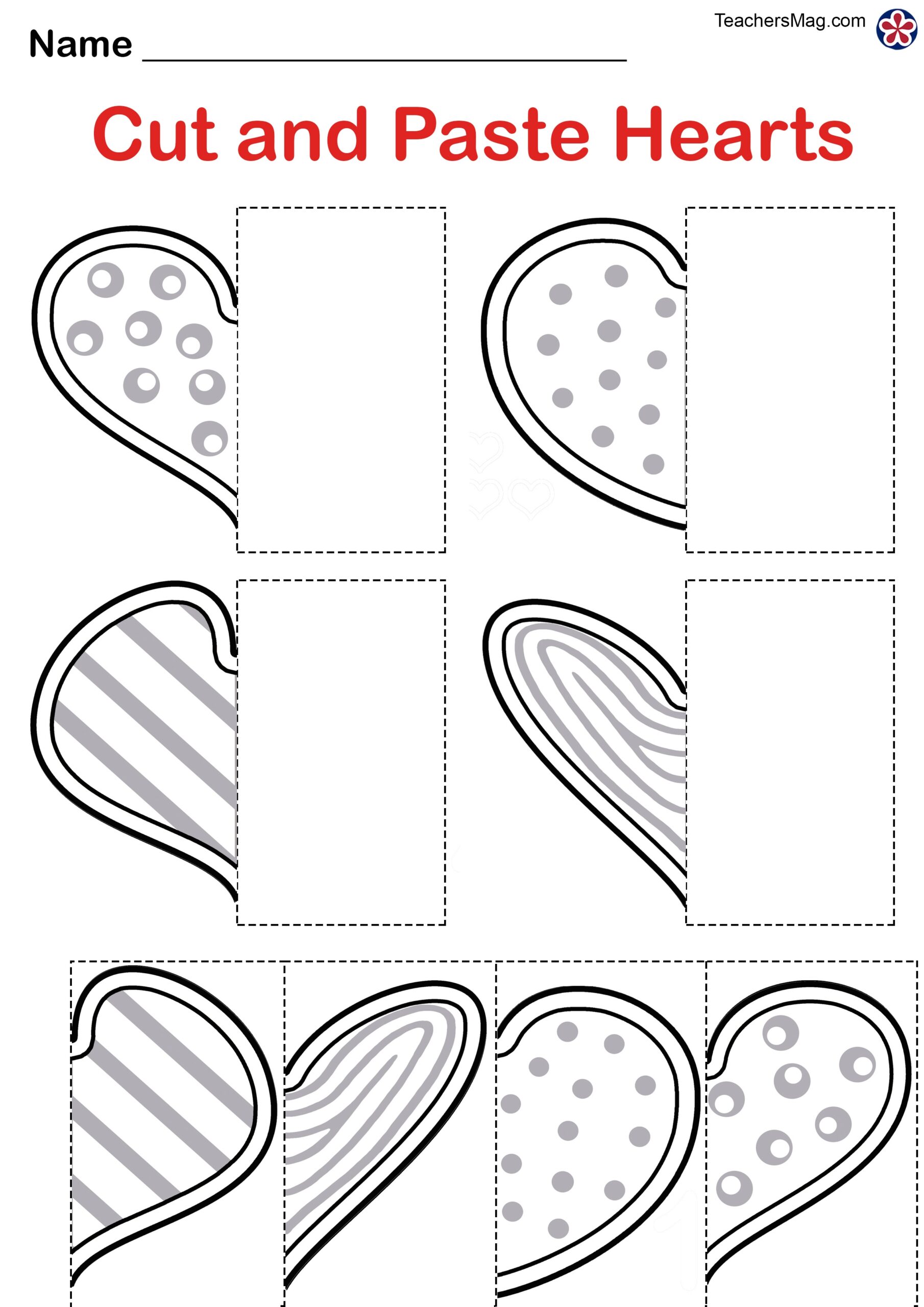Free Printable Valentine\'s Day Worksheets