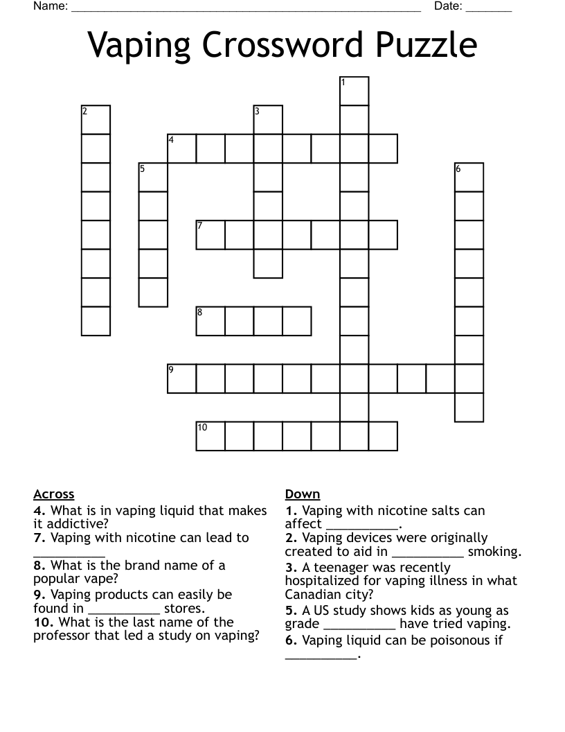 vaping word search wordmint