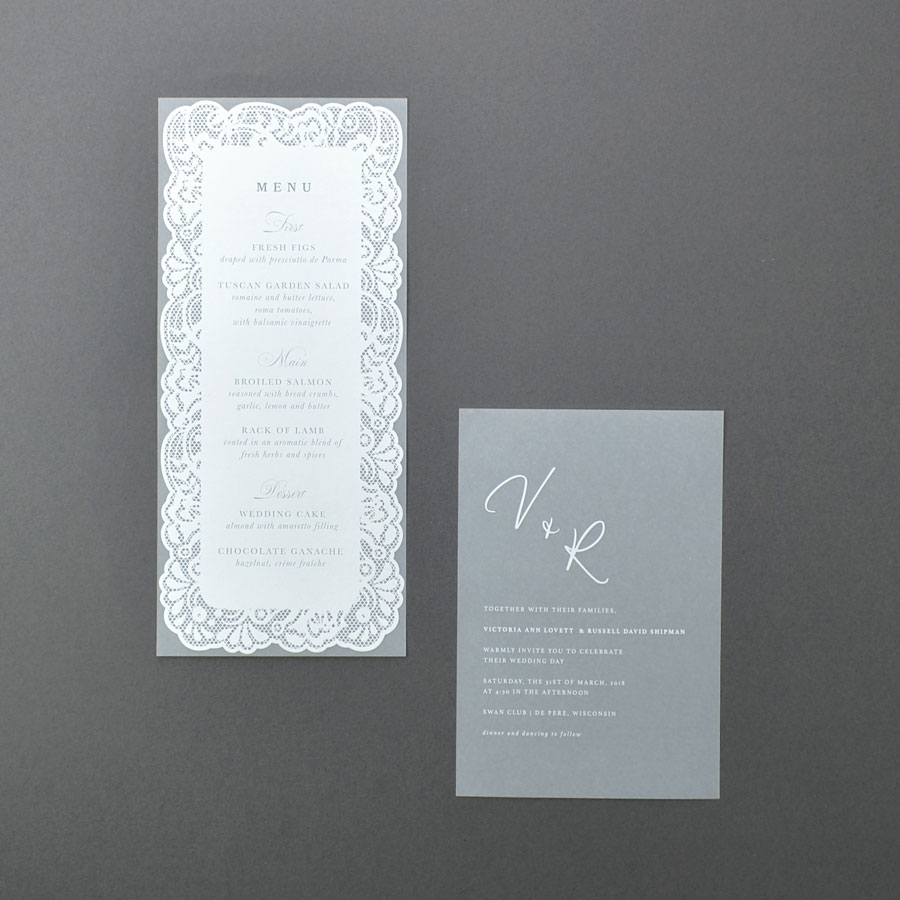 Vellum Paper Printing Translucent Paper Printing Cards Pockets