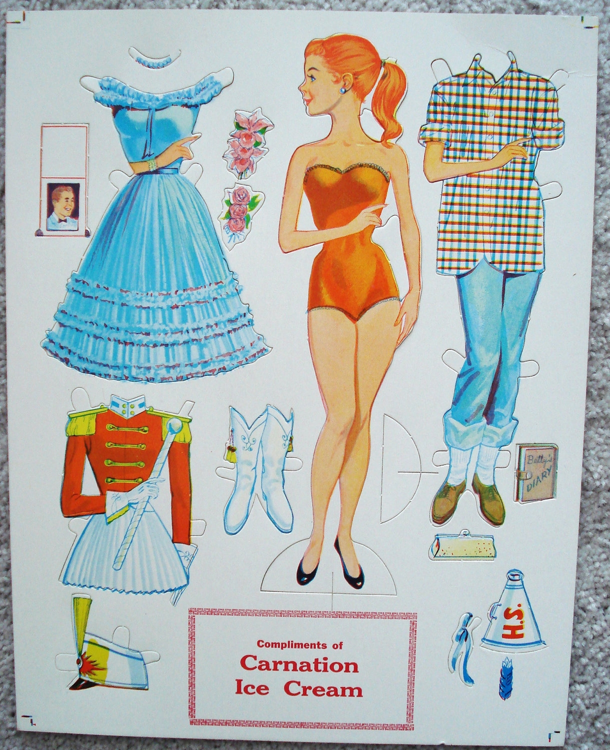 Vintage Paper Doll Find Now Thats Peachy