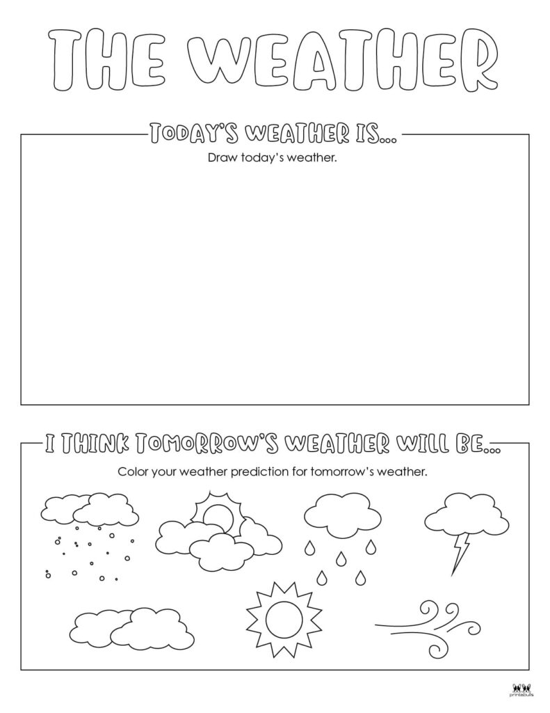 Free Printable Weather Worksheets