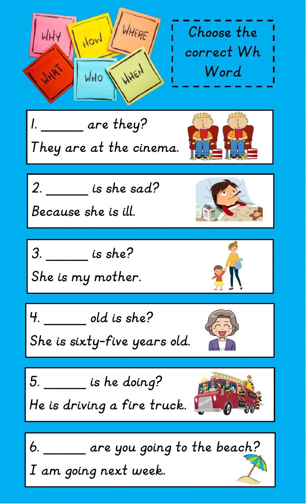 Wh Questions Quiz Worksheet Live Worksheets Worksheets Library