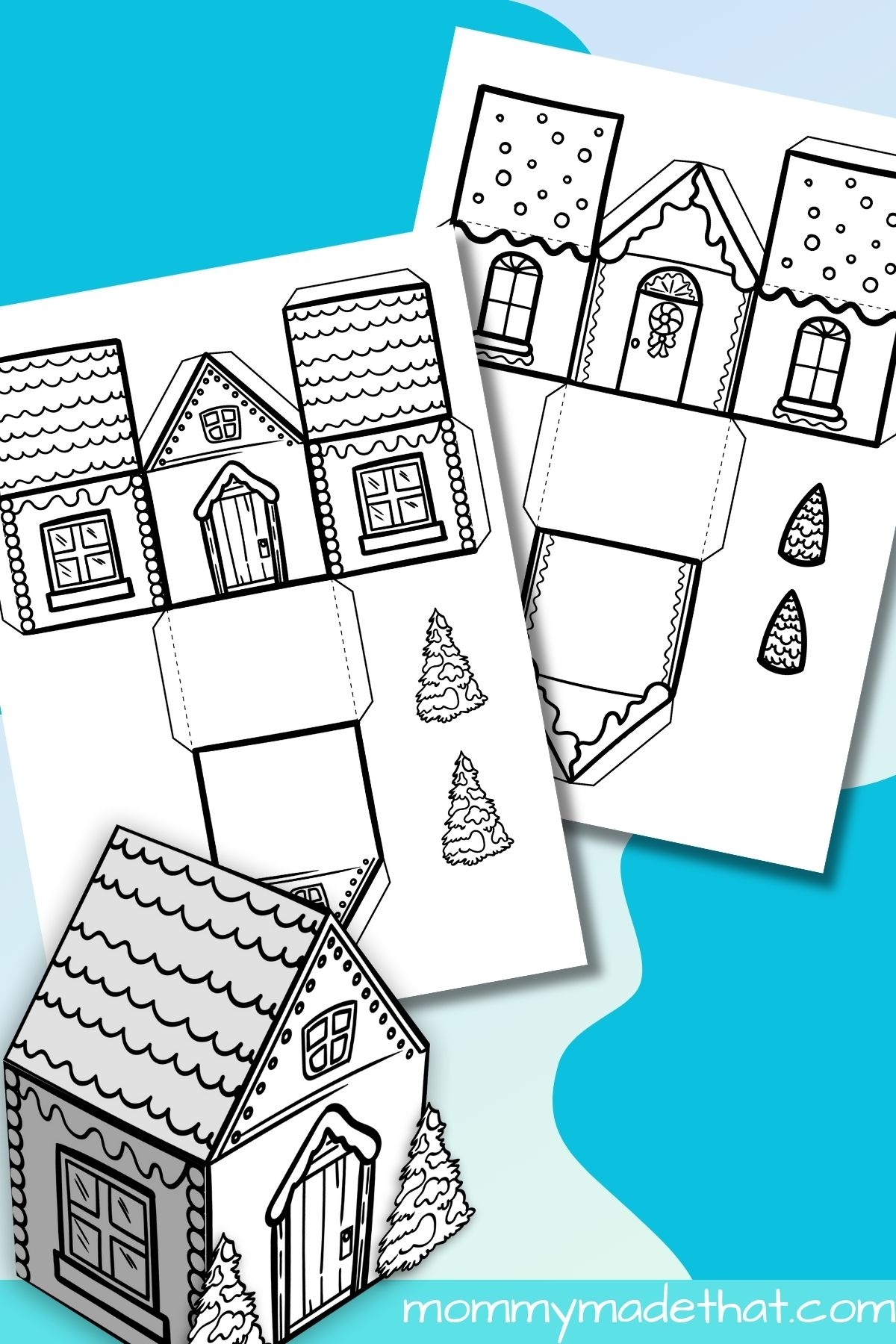 Printable Paper House Template