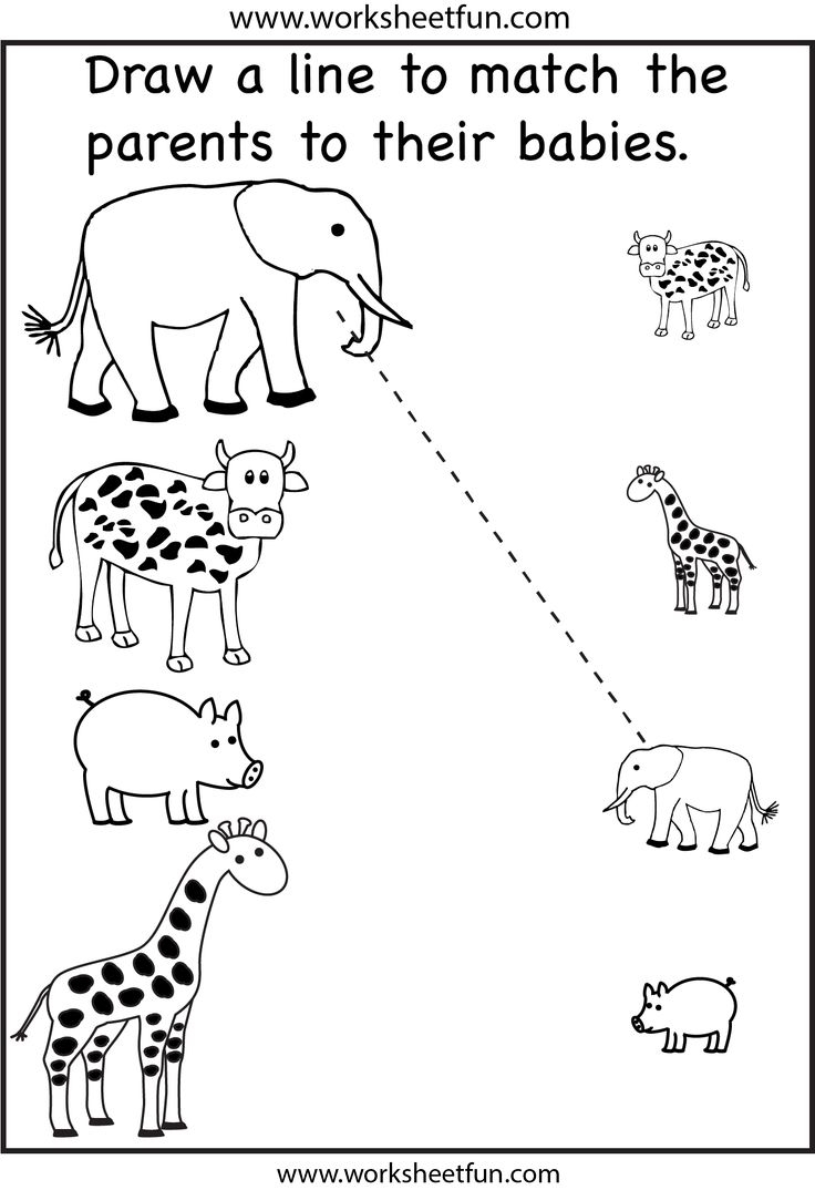 Worksheets For Two Years Old Children Activity Shelter Worksheets Library