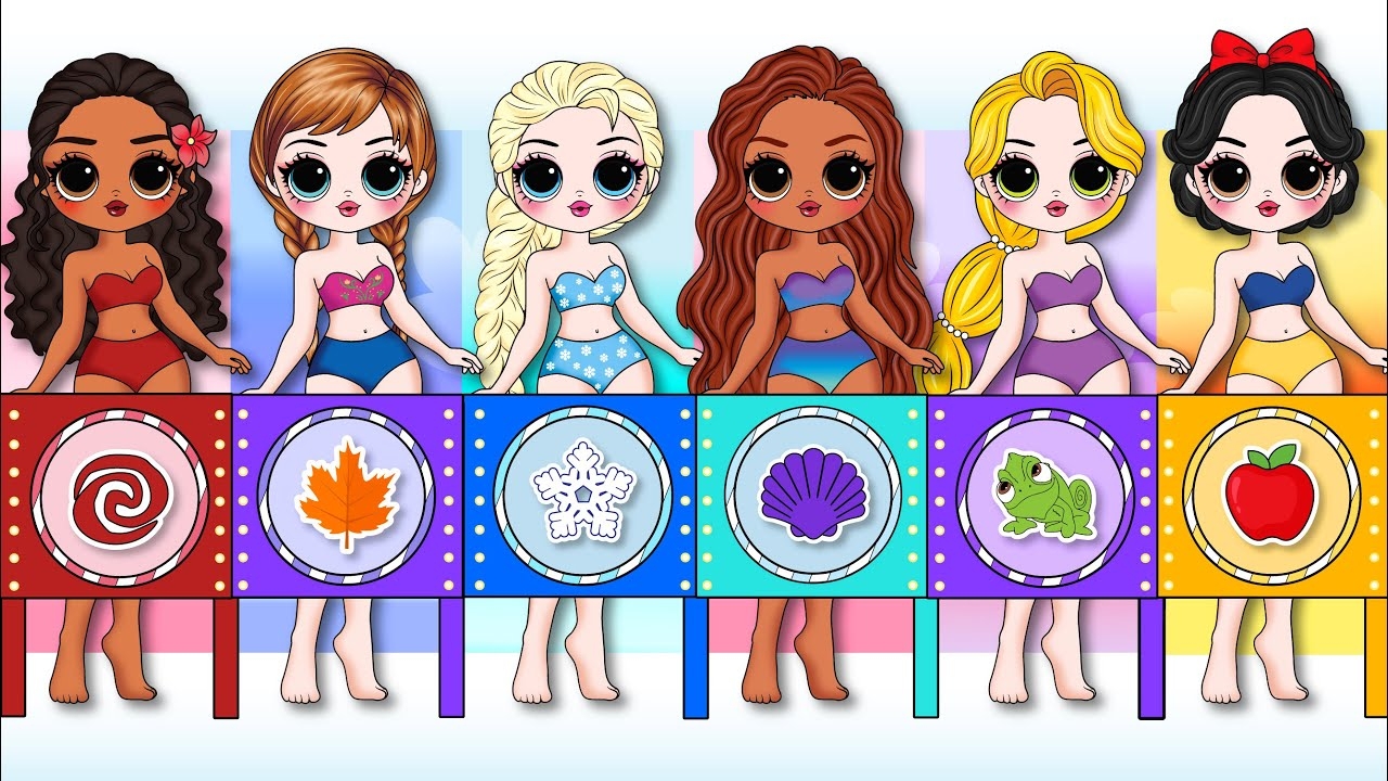 Disney Princess Paper Doll Printable